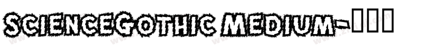 ScienceGothic Medium字体转换